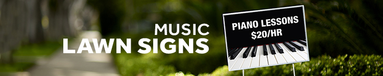 Music Lawn Signs | LawnSigns.com